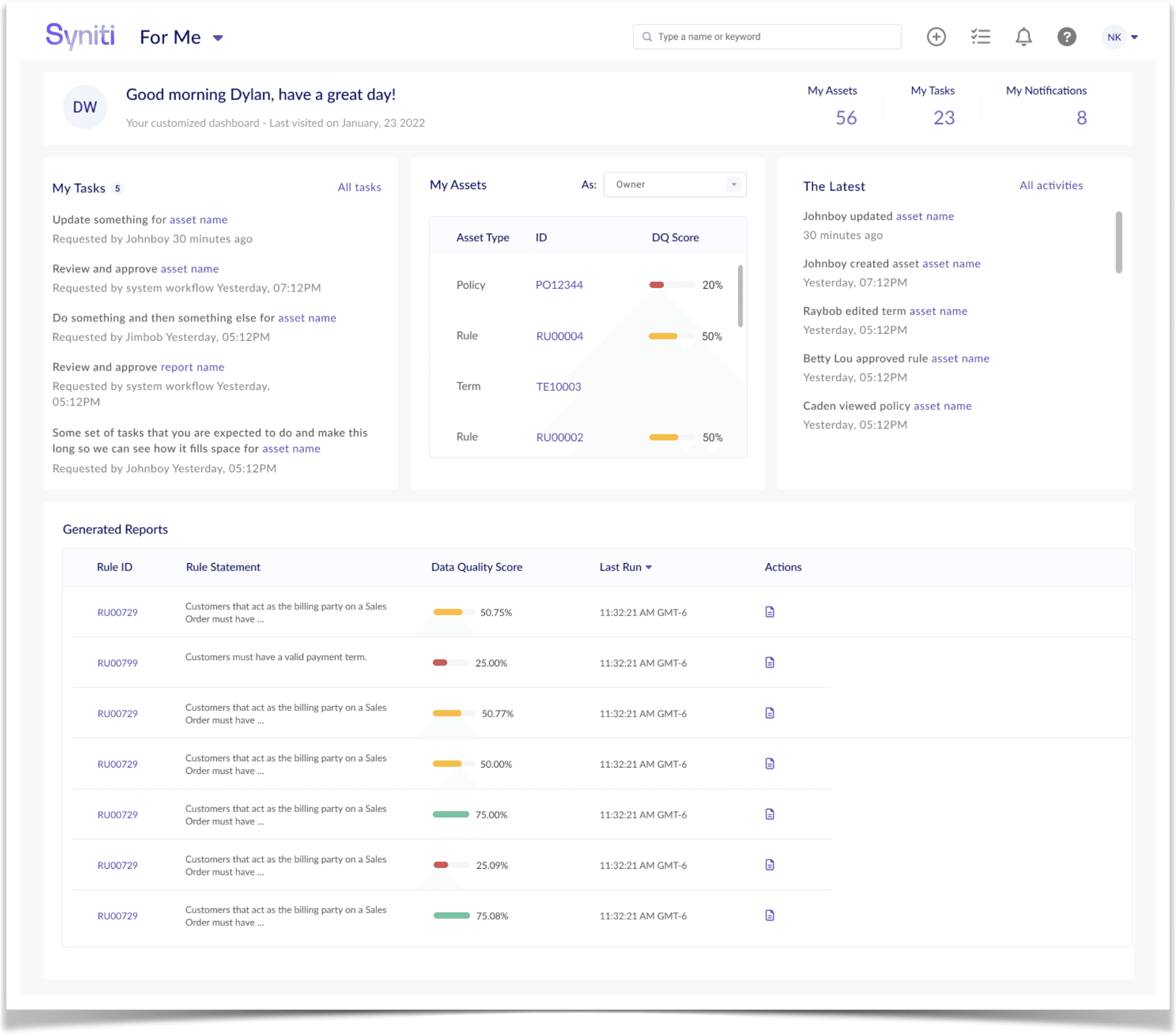 Platform navigation design